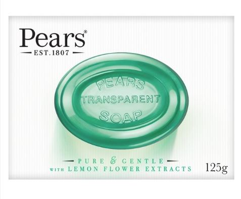 Pears Soap Lemon Flower (Green) 125g x 12 - Ny Ankomst 25.07.24