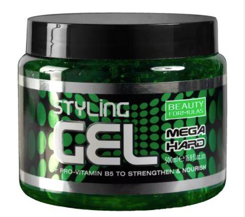 Beauty Formulas Styling Gel Mega 500ml x 12 - Ny Ankomst 20.08.24