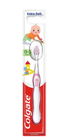 Colgate Toothbrush 0-3 years x 12pk !Ny Pris