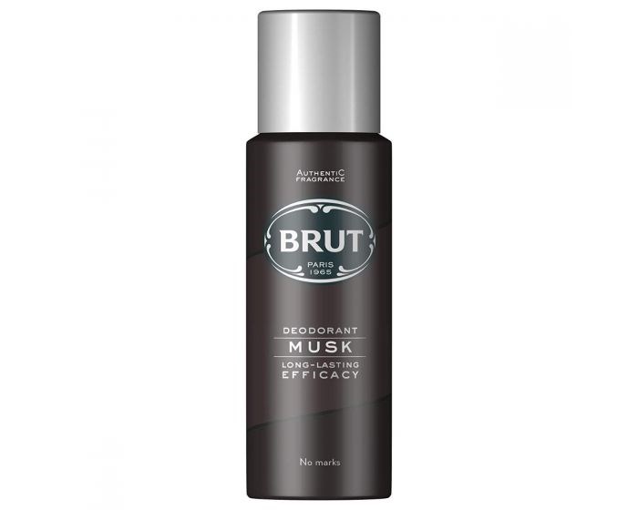 Brut Deodorant Musk (Black)200ml x 6!Ny Pris