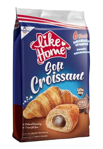 Like Home (American) Crossiant Chocolate 6pk x 12