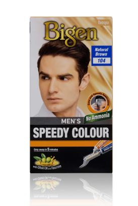 Bigen Men´s Speedy Hair Color (Natural Brown) # 104 x 3 - Ny Ankomst 07.05.25