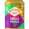 Pataks Chilli Pickle 283g x 6 (Etikett) - Ny Ankomst 02.05.25