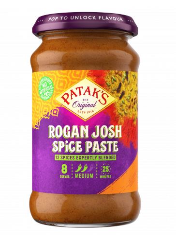 Pataks Rogan Josh Paste 283g x 6 (Etikett) - Ny Ankomst 08.08.24