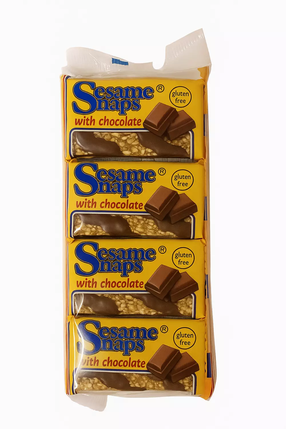 Sesame Snaps Chocolate 30g x 4 x 30 - Ny Ankomst 13.11.25 (Etikett)