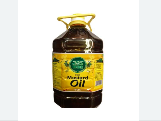 Heera Mustard Oil 4L x 4 - Ny Pris