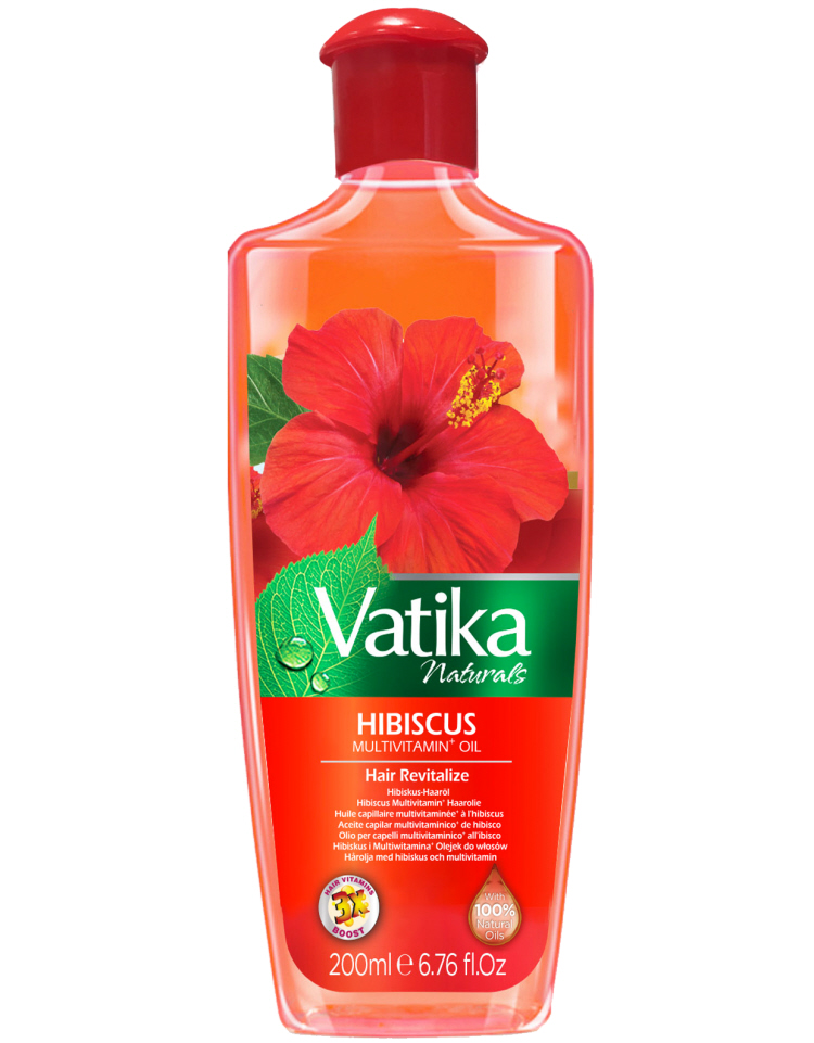 Vatika Hibiscus Hair Oil 200ml x 6 - Ny Pris