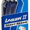 Laser II- Men Disp. Razors Long Pack 10's x 20