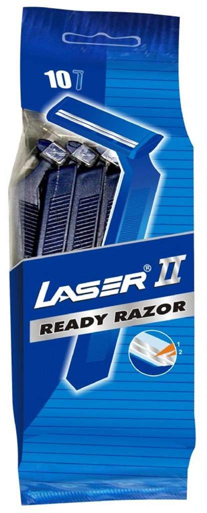 Laser II- Men Disp. Razors Long Pack 10's x 20