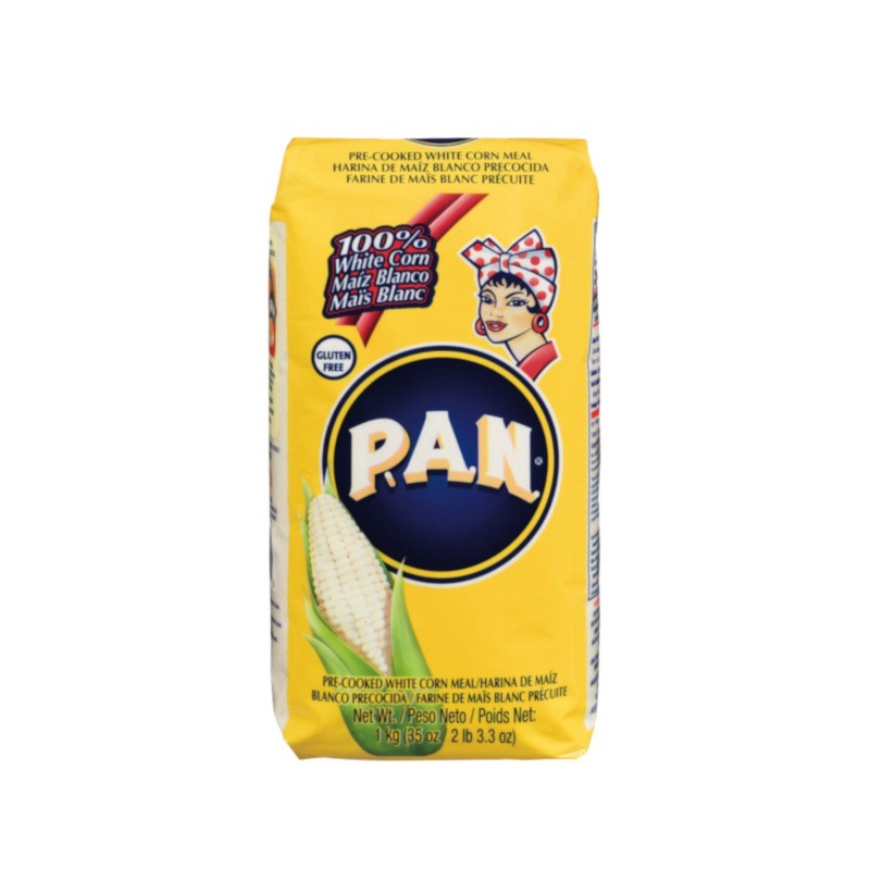 PAN White Mais Flour  Yellow PK 1kg x 10- TILBUD 21/11 -11