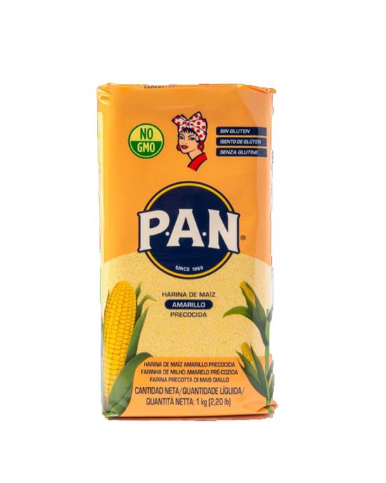 PAN Yellow Mais Flour ( Orange pk  1kg x 10- TILBUD 21/11 -1