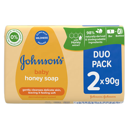 Johnsons Baby Soap (2 x 90g) x 18 - Nyhet!