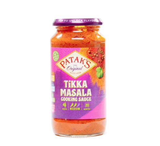 Pataks Tikka Masala Sauce 450g x 6 - (Etikett)- Ny Ankomst 14.05.25