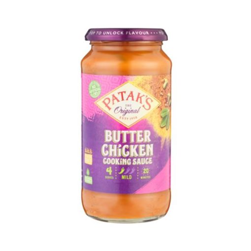 Pataks Butter Chicken Sauce 450g x 6 (Etikett)- Ny Ankomst 14.05.25