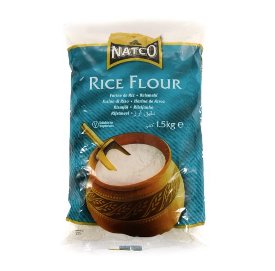 Natco Rice Flour 1,5kg x 6 - Ny Ankomst 13.04