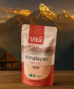 Vital Himalayan Pink Salt - Fine 400g x 24 - Lavpris!