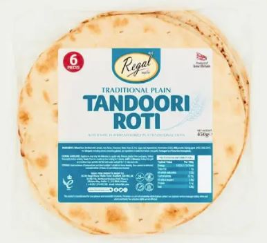 Regal Roti Tandoori White 6stk x 10 - Tilbud 1-7 Juli