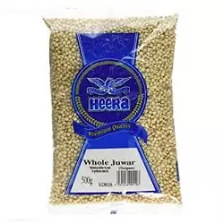 Heera Juwar (Sorgom) Whole 500g x 20 - Ny Ankomst 19.07.25