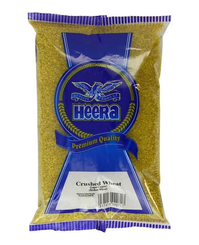 Heera Lapsi (Coarse) Broken Wheat 500g x 20 Ny Pris