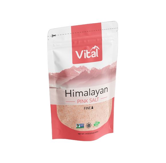 Vital Himalayan Pink Salt - Fine 400g x 24 - Lavpris
