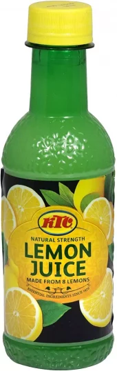 Ktc Lemon Juice 250ml x 12 - Opp 30.05