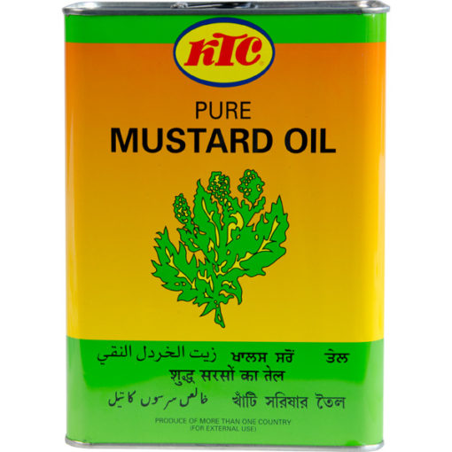 Ktc Mustard Oil Pure 4 x 4L - (Kun utvortes bruk)  - Opp 30.05