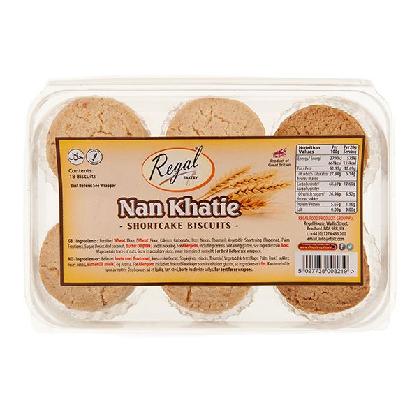 Regal Cookies Egg Free Nan Khatai x 8 - Ny Ankomst 27.07.24