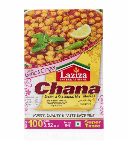 Laziza Chana Masala 100g x 6!Ny Pris