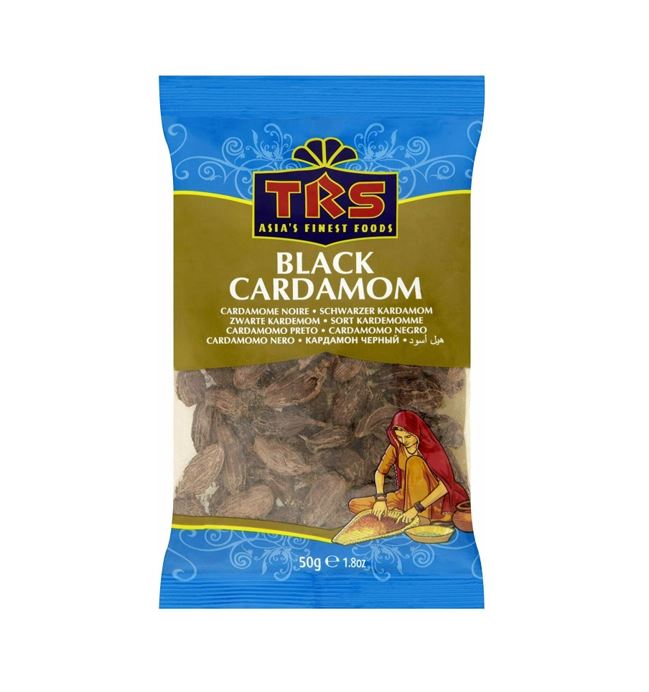 Trs Cardamoms Black 50g x 20 - Ny Ankomst 22.07.24