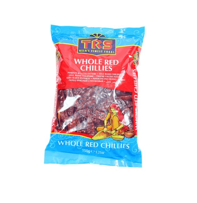 Trs Chillies Whole Red Long 150g x 10 - Ny Ankomst 22.07.24