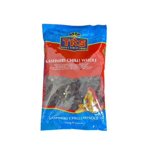 Trs Chillies Whole (Kashmiri) 150g x 8 - Ny Ankomst 22.07.24