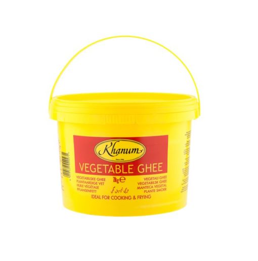 Khanum Veg. Ghee 2kg x 3- Ny Ankomst 22.09