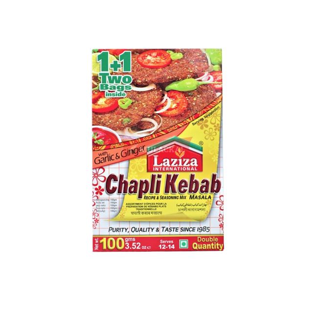 Laziza Chapli Kebab Masala 100g x 6!Ny Pris