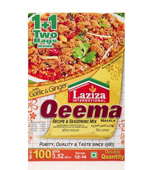 Laziza Qeema Masala 100g x 6!Ny Pris