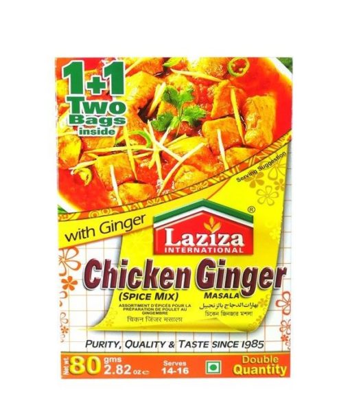 Laziza Chicken Ginger Masala 80g x 6