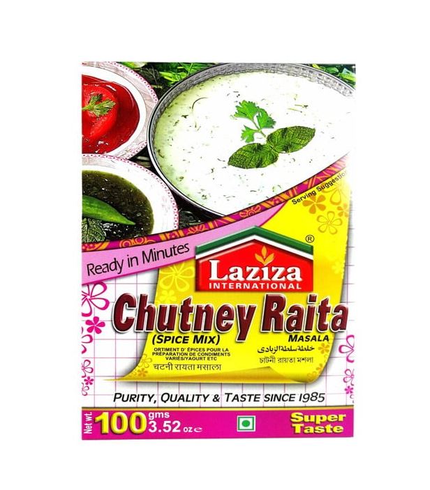 Laziza Chutney / Raita Masala 100g x 6