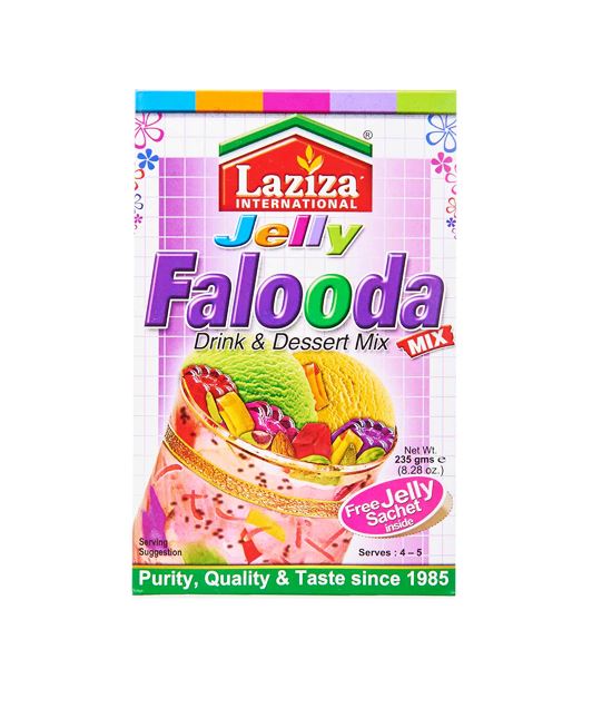 Laziza Falooda Mix (Jelly) 235g x 6 - Ny Ankomst 01.07.24