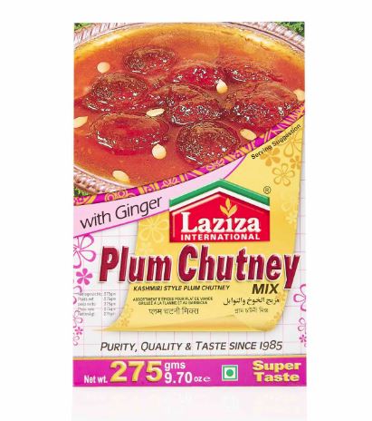 Laziza Plum Chutney Mix 275g x 6!Ny Pris