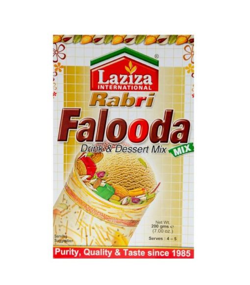 Laziza Falooda Mix (Rabri) 200g x 6 - Ny Ankomst 01.07.24