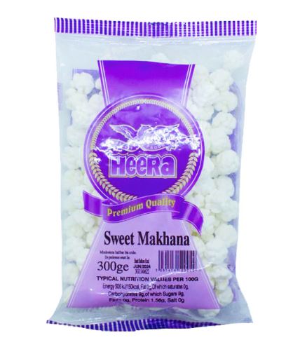 Heera Makhana Sweet 300g x 10 - Ny Ankomst 13.09.24