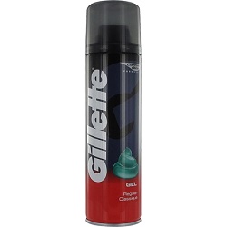 Gillette Shaving Gel Classic Regular 200ml x 6 - Ny Ankomst 18.04