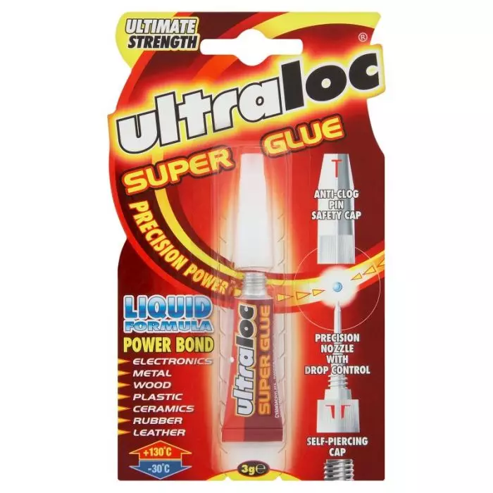 Ultraloc Super Glue Liquid 3g x 24 - Ny Ankomst 16.10.25
