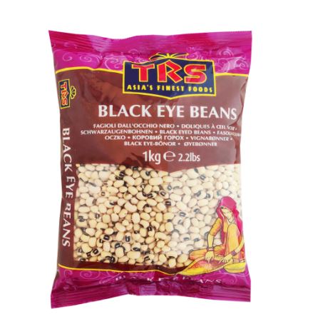 Trs Black Eye Beans 1kg x 10 - Ny Ankomst 22.07.24