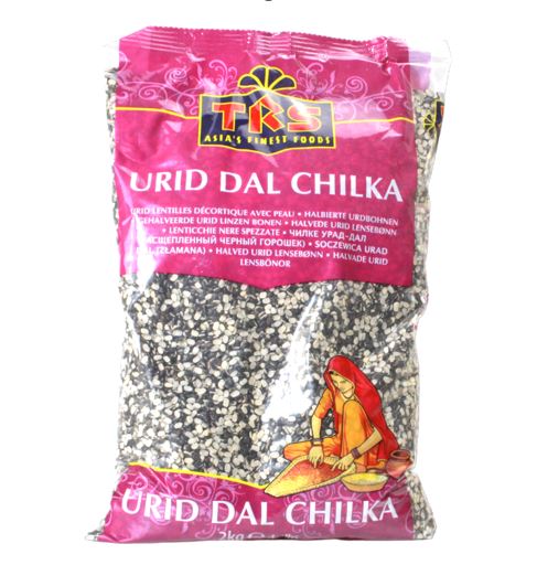 Trs Urid Dal Chilka 2kg x 6 - Ny Ankomst 27.08.24