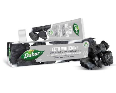 Dabur Toothpaste Charcoal 100ml x 6 - Ny Ankomst 02.05.25