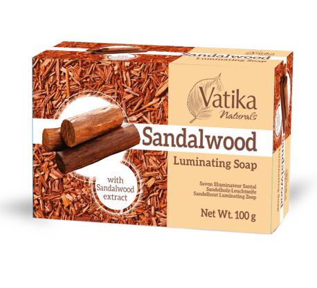 Vatika Soap Sandalwood 100g x 6 - Ny Ankomst 02.05.25