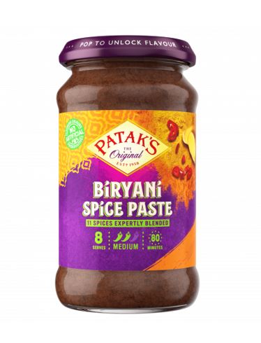 Pataks Biryani Paste 283g x 6 - Ny Ankomst 08.08.24