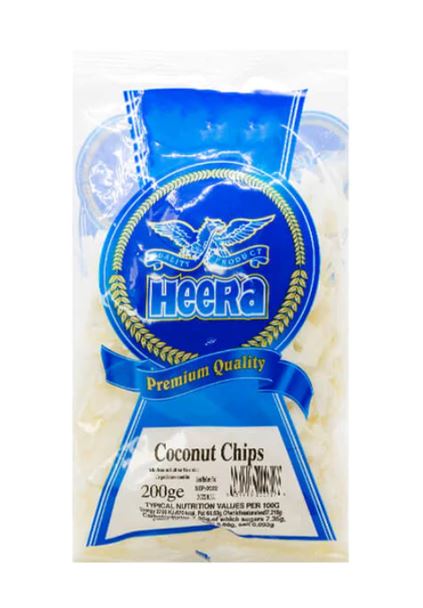 Heera Coconut Chips 200g x 10 - Ny Ankomst 13.09.24