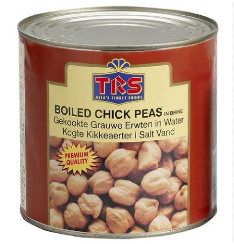 Trs Can Boiled Chick Peas 2,5kg x 6 - Ny Ankomst 04.04