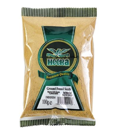 Heera Fennel (Soonf) Powder 100g x 20 - Ny Ankomst 13.09.24